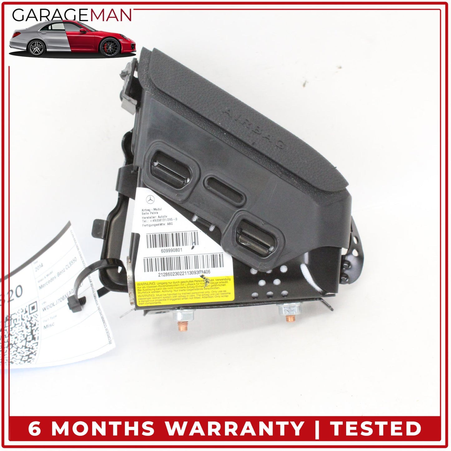 2010-2018 Mercedes W218 CLS550 Seat Airbag Air Bag SRS Left Side Lower OEM