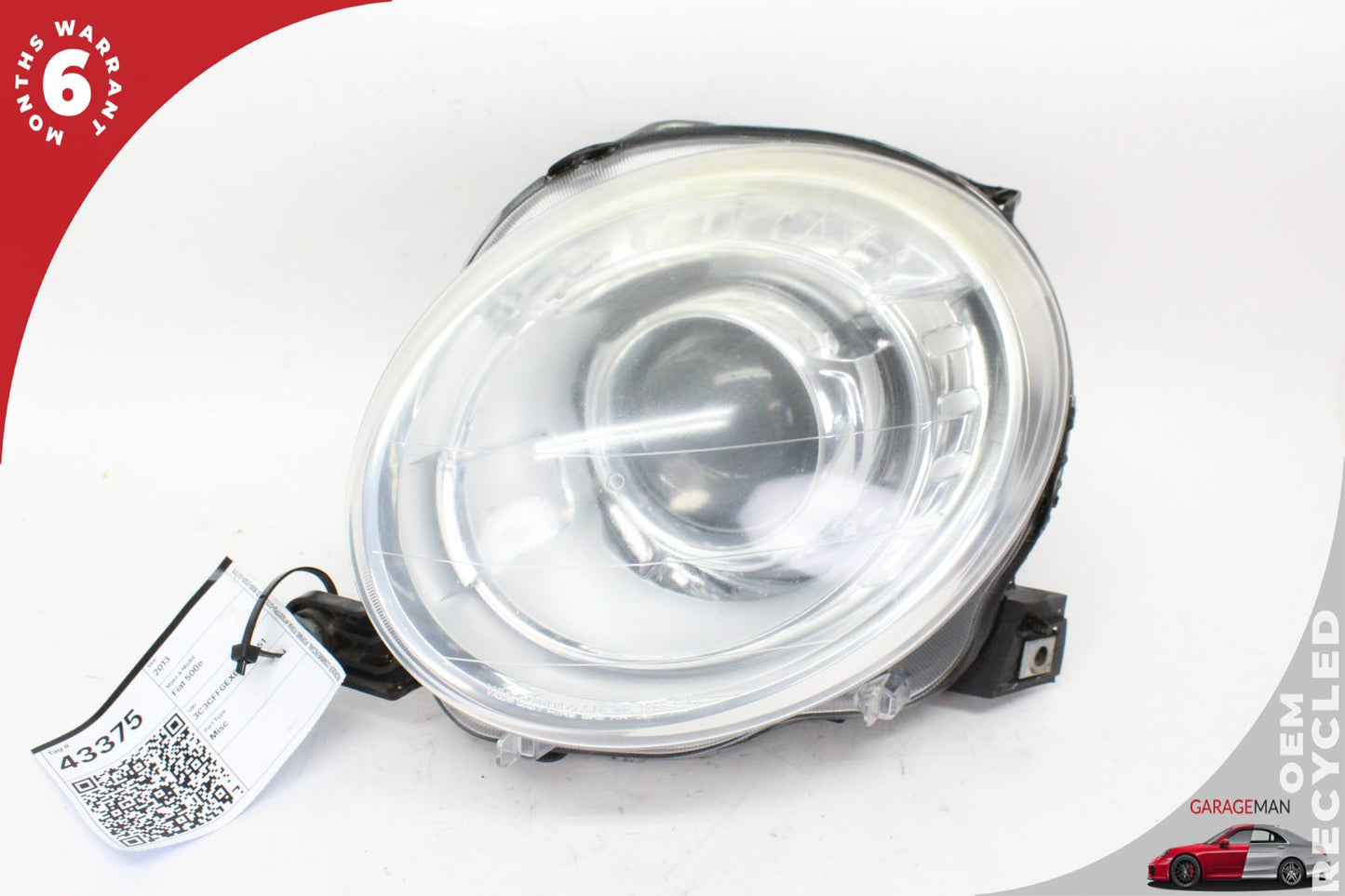 2012-2019 Fiat 500e Left Driver Side Headlight Head Light Lamp 05182429AD OEM