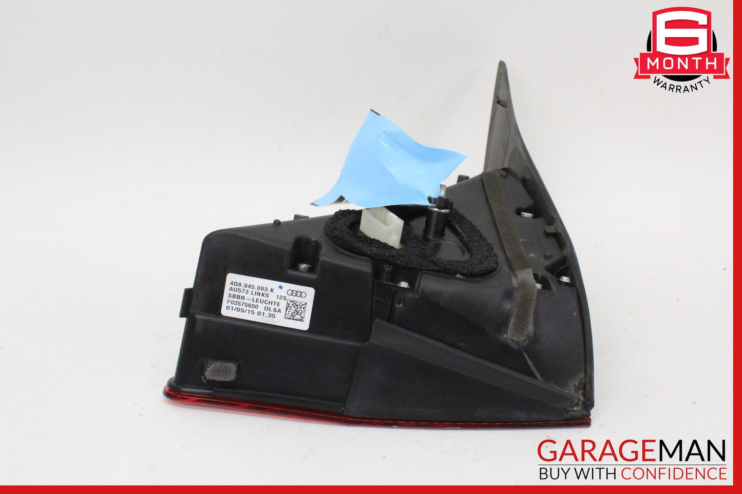 2016-2018 Audi A7 S7 RS7 Rear Left Driver Side Inner LED Tail Light Lamp OEM