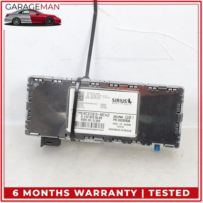 2010-2017 Mercedes W212 E350 Sirius Satellite Radio Receiver 2128705689 OEM