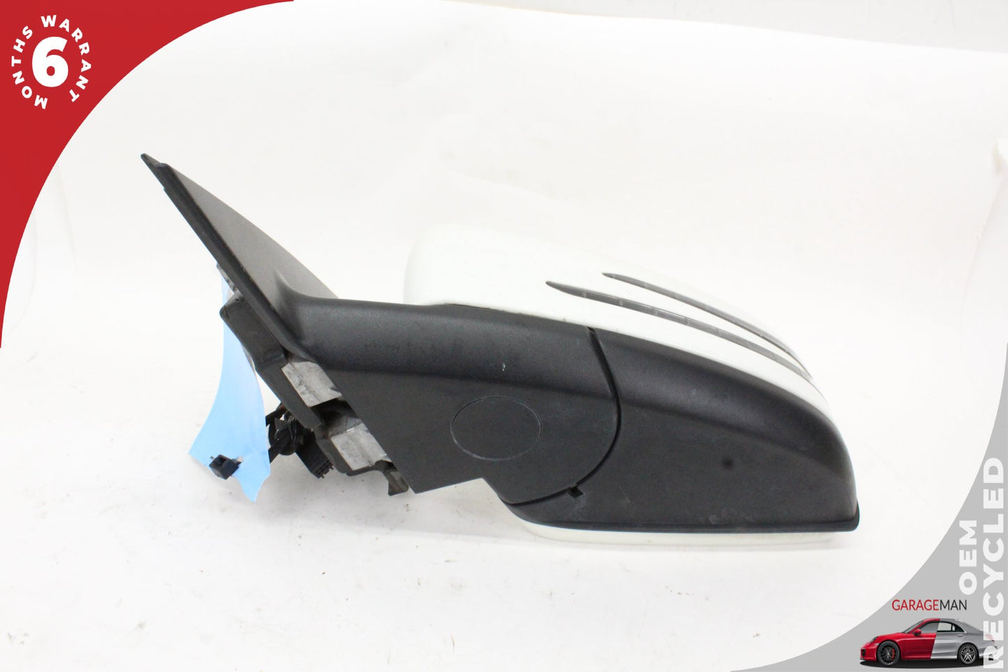 2010-2011 Mercedes W204 C300 Front Left Side Door Rear View Mirror White OEM