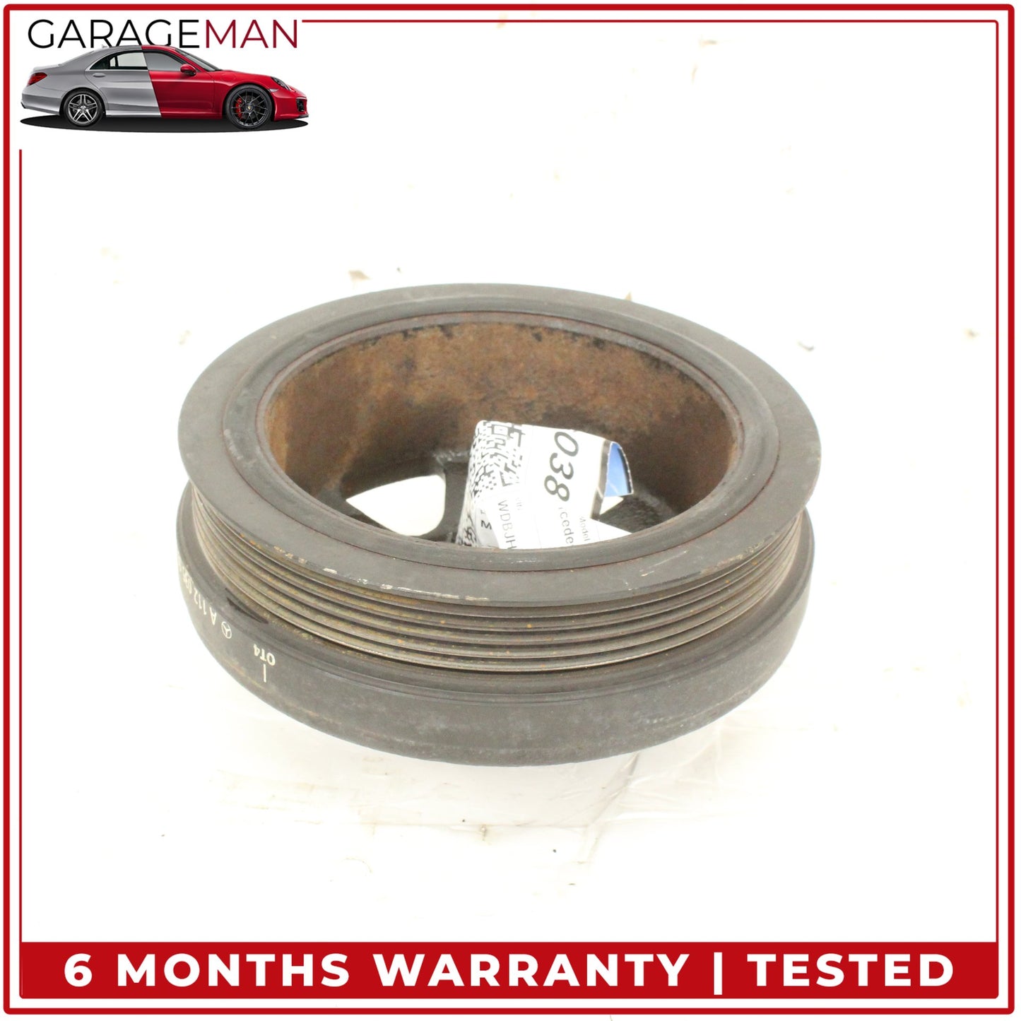 1998-2007 Mercedes W210 E320 Engine Motor Crankshaft Pulley Vibration Damper OEM