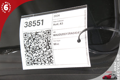 2022-2026 Audi A3 Sedan Roof Glass 8Y5877056 OEM