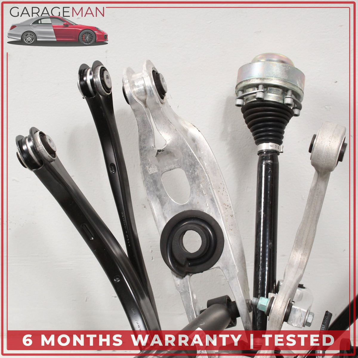 2017-2025 Audi A4 B9 Rear Right Suspension Spindle Knuckle Control Arm Set OEM