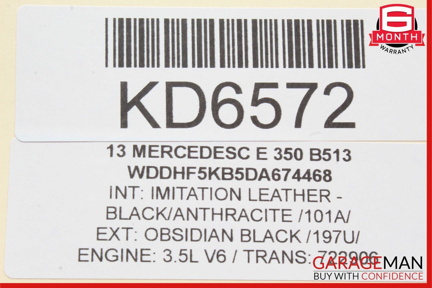 10-13 Mercedes W212 E350 E63 AMG Front Right Side Dashboard Dash Airbag Air Bag