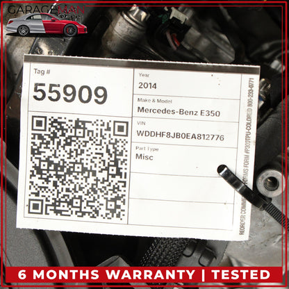 2012-2016 Mercedes W212 E350 AWD 3.5L V6 Engine Motor Assembly 276.952 OEM 85K