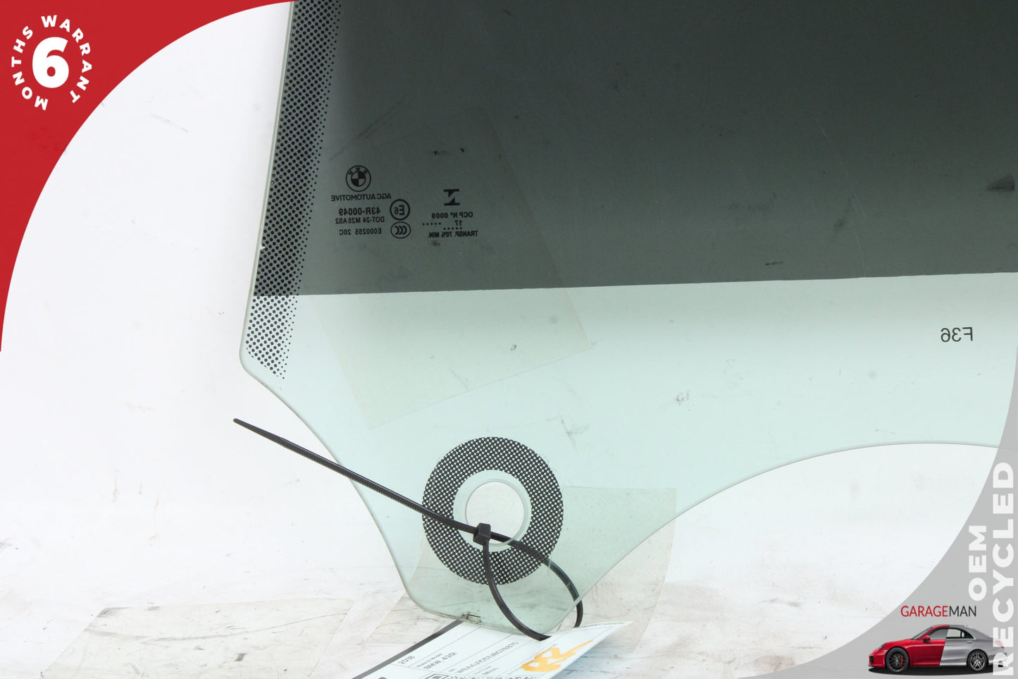 15-20 BMW 430i F36 Sedan Rear Right Passenger Side Window Door Glass FD26824GTN