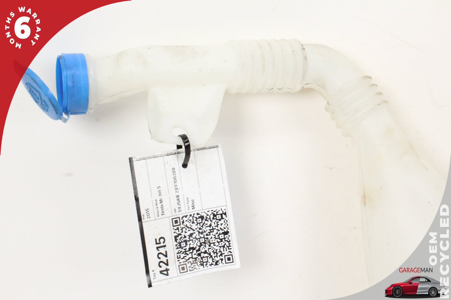 2012-2016 Tesla Model S 85D Windshield Washer Bottle Tank 100540000B OEM