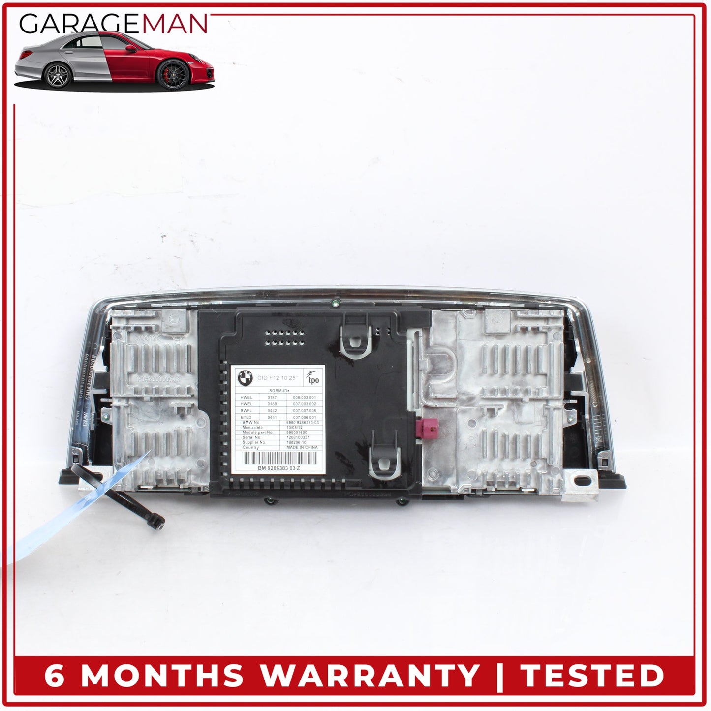2012-2019 BMW 650i 640i F06 Front Center Dash Display Screen Monitor 9266383 OEM
