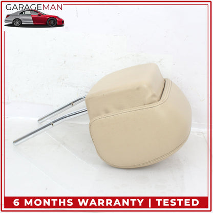 2012-2018 Audi A6 A7 Front Left and Front Right Side Seat Headrest Beige OEM