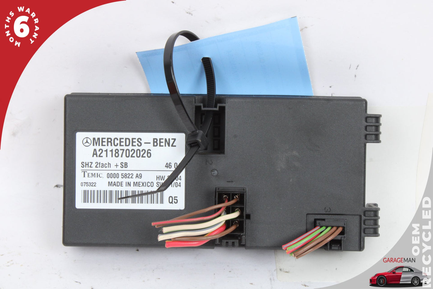 2006-2013 Mercedes W219 CLS550 Heated Seat Control Module Unit 2118702026 OEM