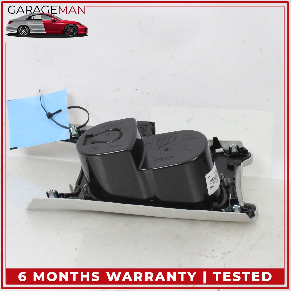 2014-2017 Mercedes W242 B Electric Drive Center Console Dual Cup Holder Gray OEM
