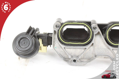 2011-2018 Audi Q7 Porsche Cayenne 958 Right Lower Intake Manifold w/ Bracket OEM