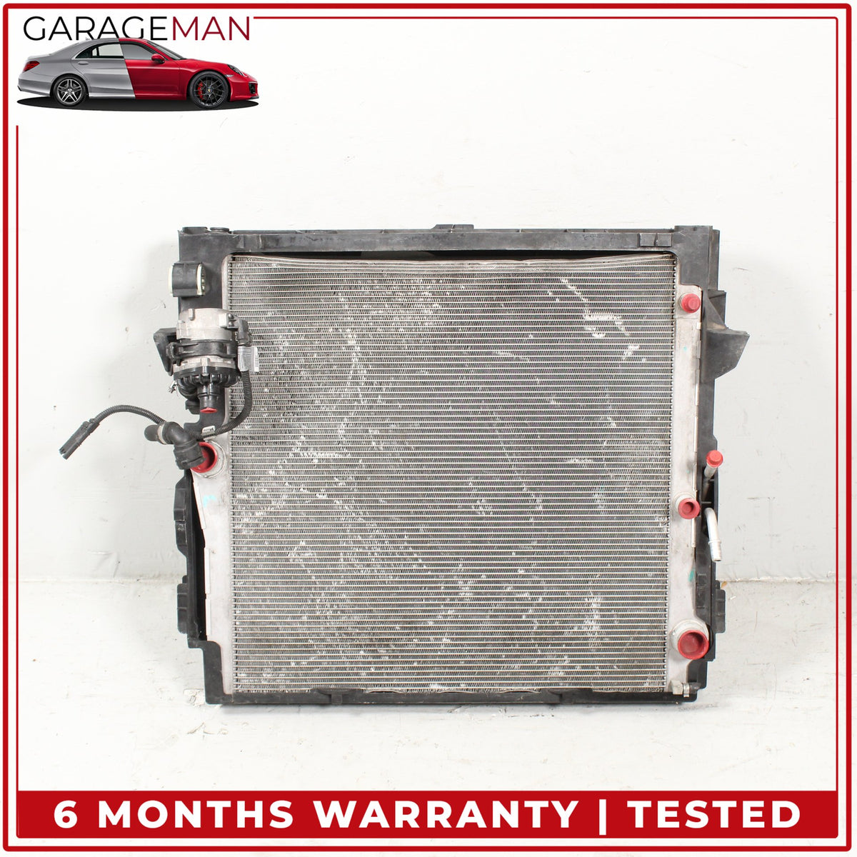 2010-2014 BMW X5 X6 E70 Water Cooling Radiator A/C Condenser Aux Cooler OEM