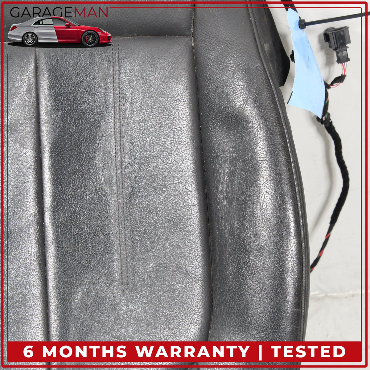2012-2018 Audi A6 A7 Front Right Side Lower Bottom Seat Cushion Black OEM