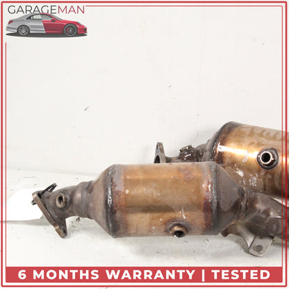 2011-2018 Porsche Cayenne 958 3.6L VR6 Left & Right Side Exhaust Downpipe OEM