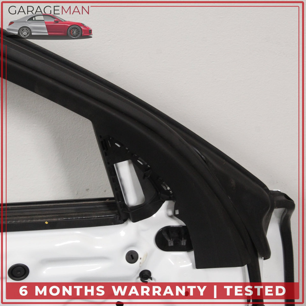 2011-2018 Audi A8 S8 Front Left Side Door Shell Glacier White Metallic OEM