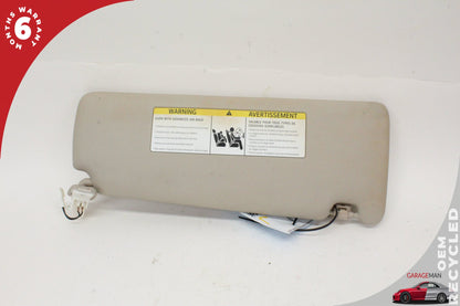 2012-2018 BMW 320i 328i 330i F30 Front Left Side Sun Visor Beige 7322293 OEM