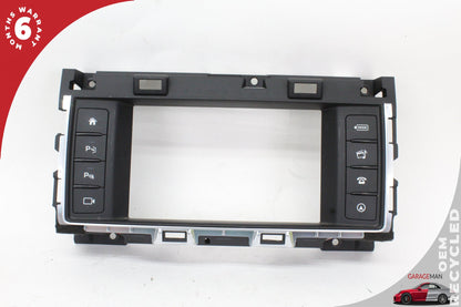 2016-2020 Jaguar XF X260 Front Center Dash Display Screen Trim w/ Switches OEM