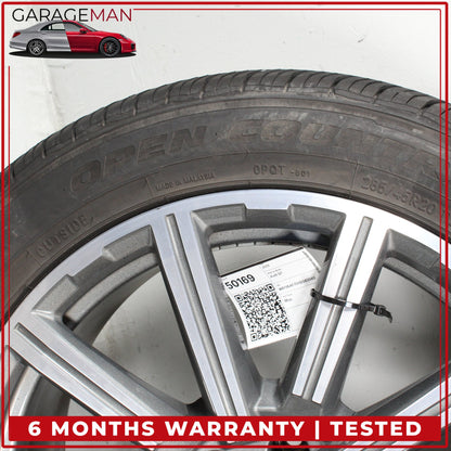 2017-2025 Audi Q7 SQ7 10 Spoke Wheel Rim w/ Tire 9JX20H2 ET33 4M0601025AD OEM