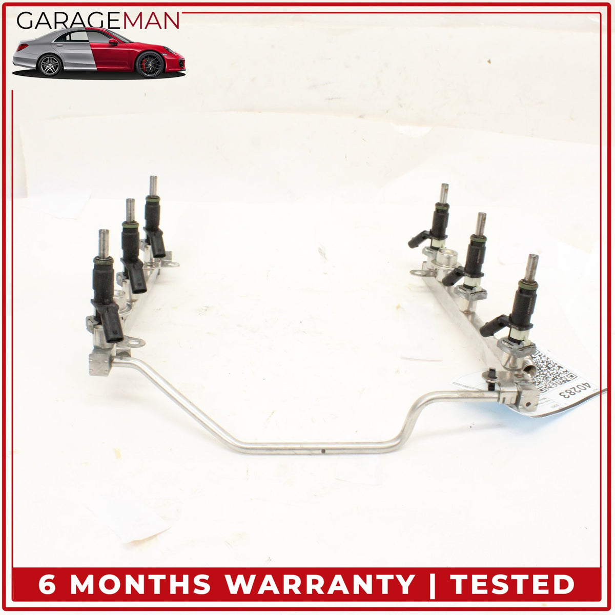 2005-2012 Mercedes W164 ML350 Fuel Injector Rail w/ Injectors 2720700995 OEM