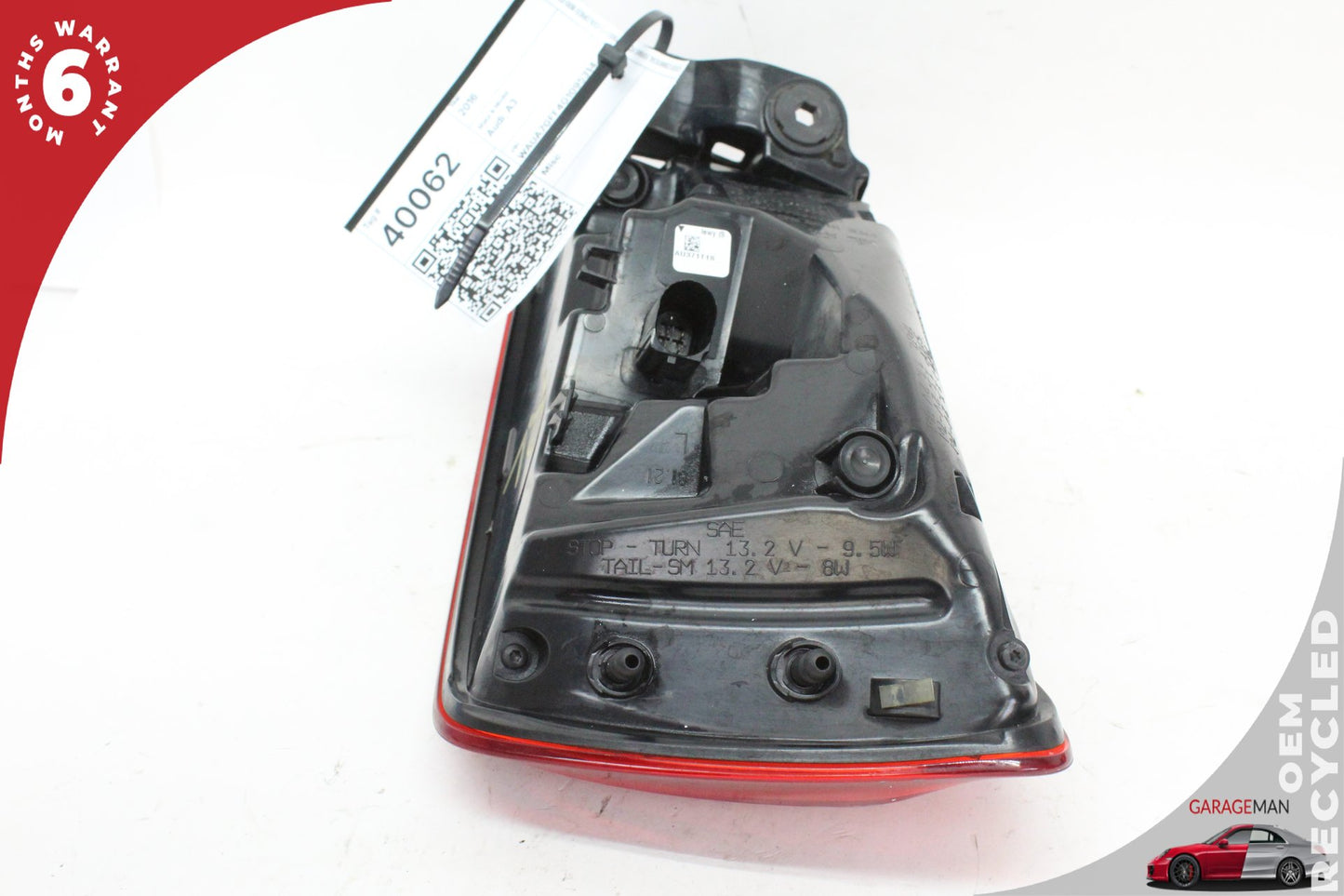 2015-2016 Audi A3 S3 Sedan Rear Left Side Outer Tail Light 8V5945095C OEM