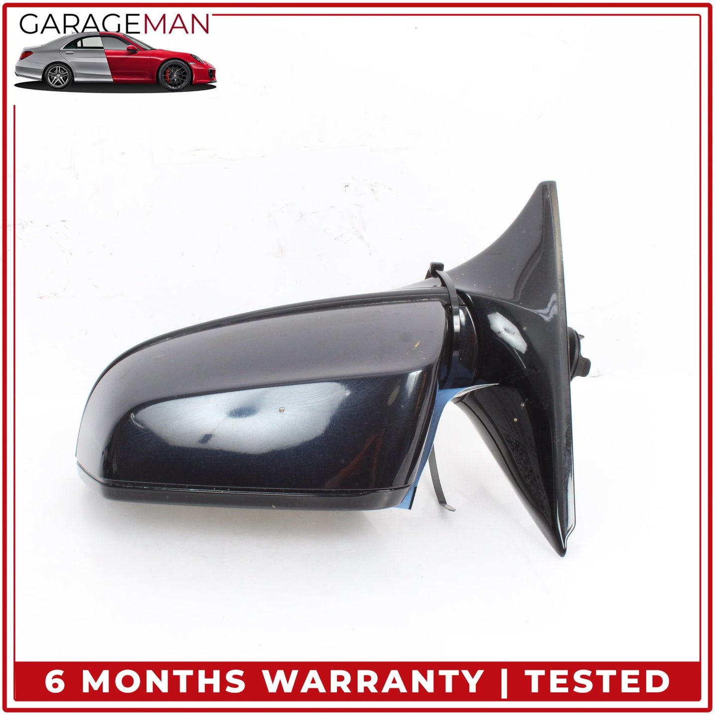 2012-2015 BMW 650i F06 Front Left Side Door Rear View Mirror w/ Camera Black OEM