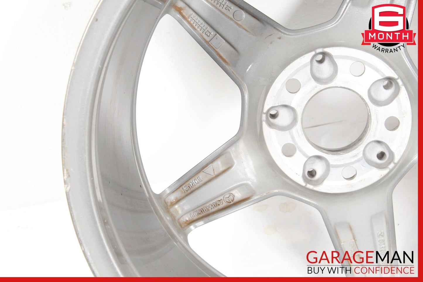 2015-2018 Mercedes W205 C300 Rear Wheel Rim 8.5Jx18H2 ET49 2054011200 OEM