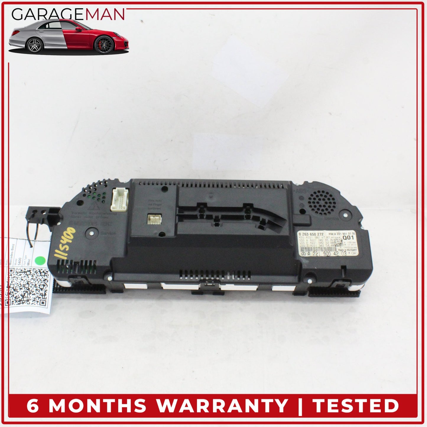 2010-2014 Mercedes W221 S400 S550 Speedometer Instrument Cluster 2219004203 OEM