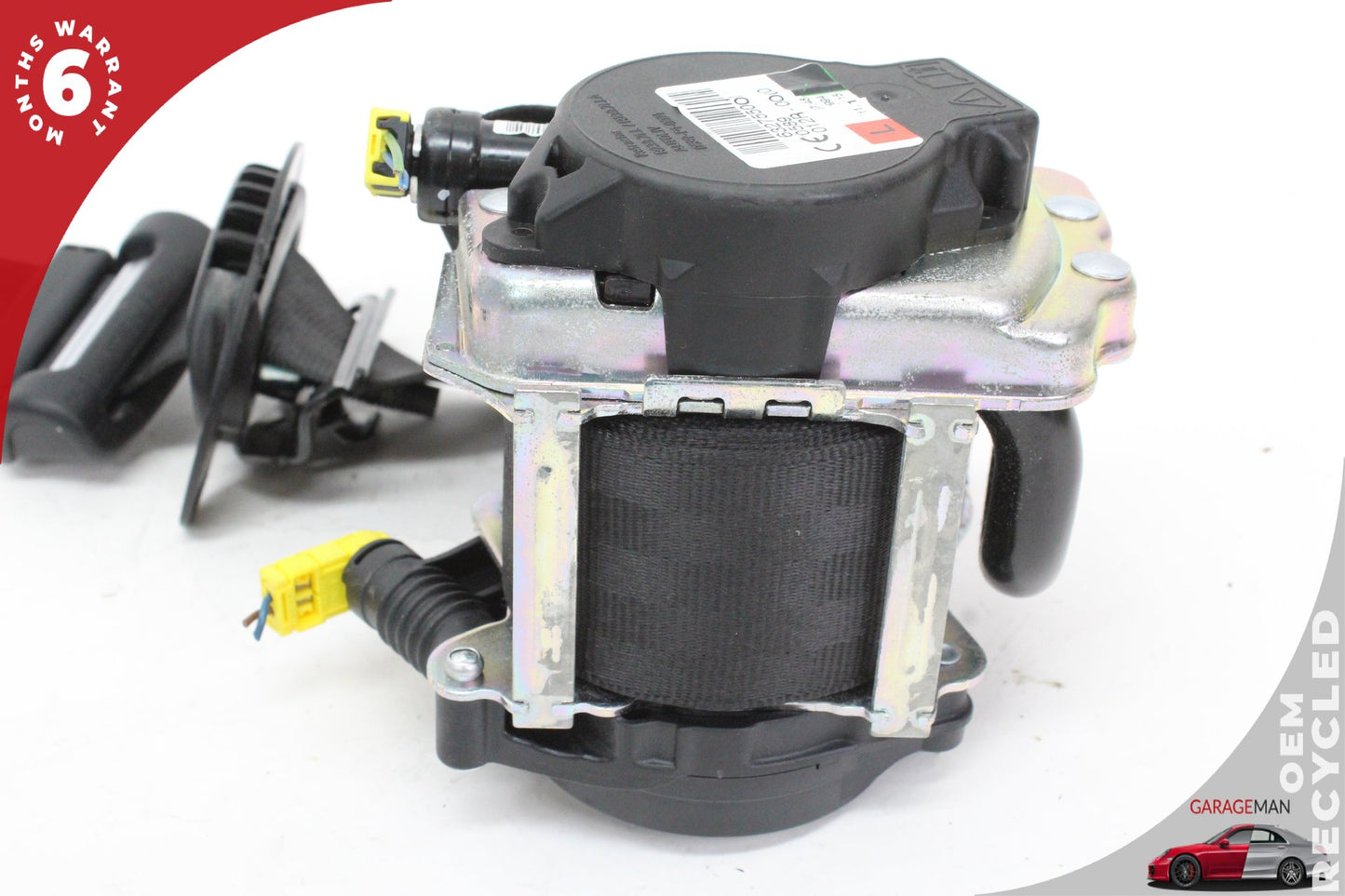 2016-2020 Jaguar XF X260 Front Left Driver Side Seat Belt Black 632755000 OEM