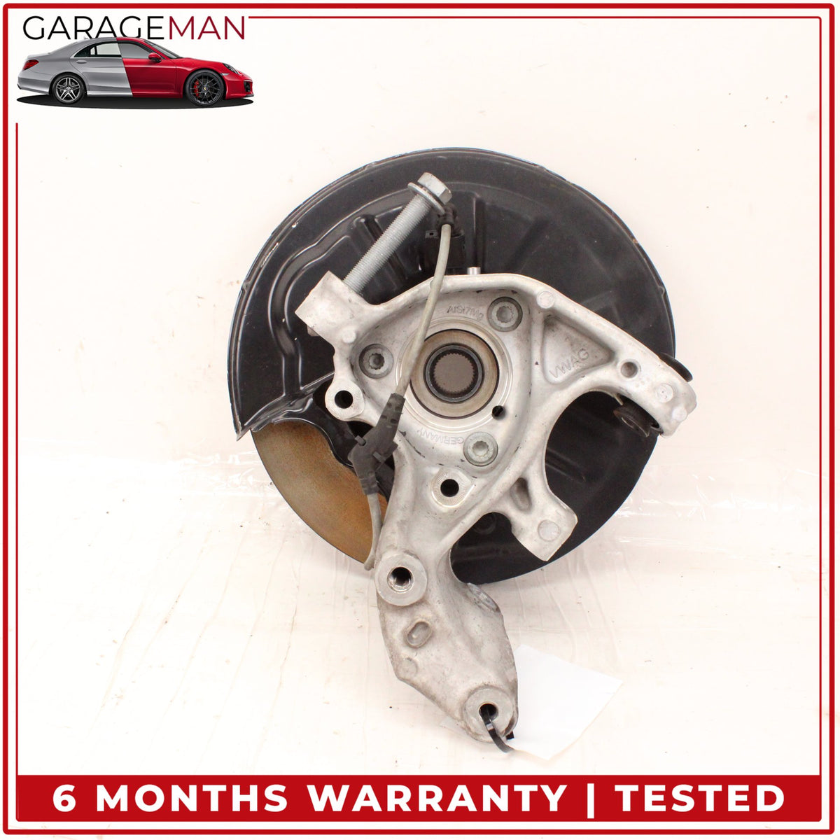 2016-2025 Audi Q3 VW Tiguan Rear Right Spindle Knuckle Wheel Hub Rotor Disc OEM