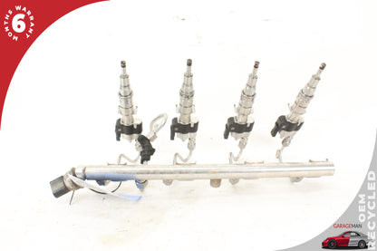 2011-2016 BMW 550i F10 N63 4.4L Fuel Injectors Set of 4 Index-12 w/ Left Side Fuel Rail