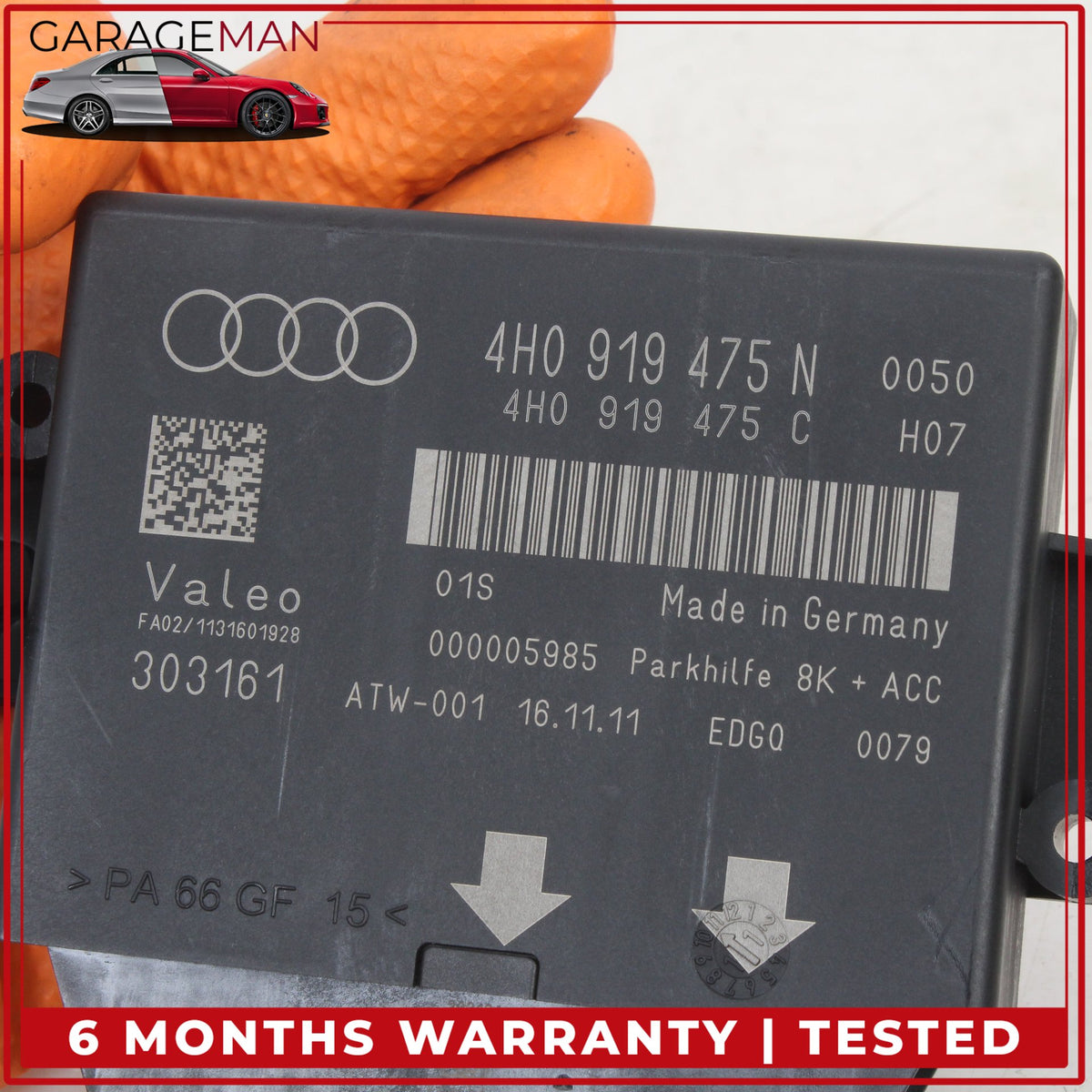 2012-2018 Audi A7 A6 Park Parking Assist Control Module Unit 4H0919475N OEM