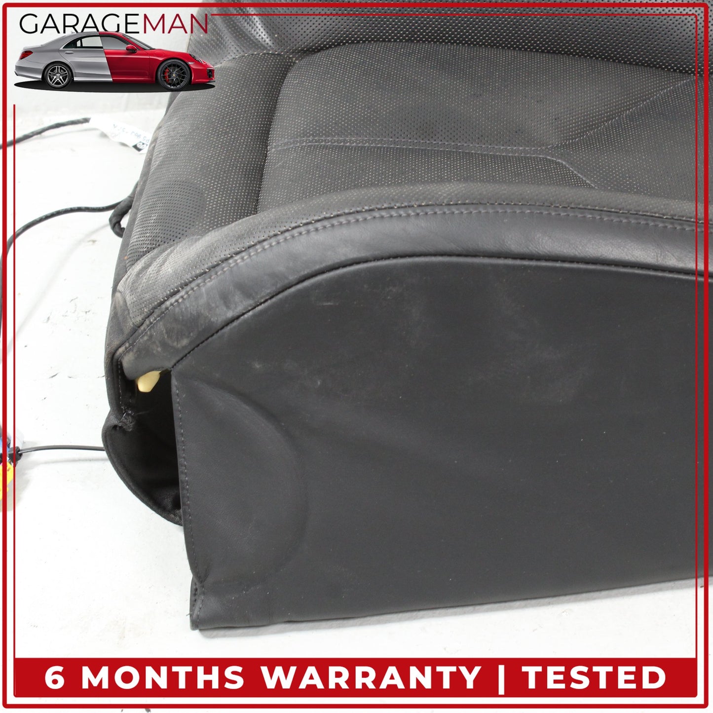 2011-2018 Porsche Cayenne 958 Front Right Side Top Upper Seat Cushion Black OEM