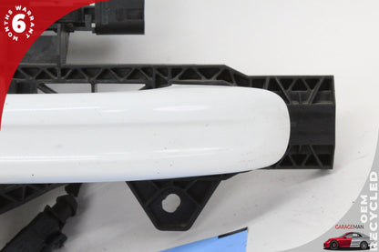 2007-2015 Audi Q7 Rear Right Side Exterior Door Handle White Keyless OEM