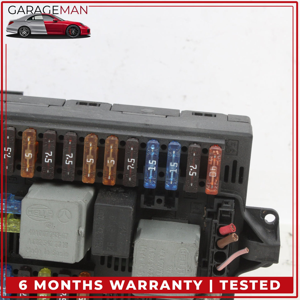 2003-2009 Mercedes W211 E350 Front SAM Module Relay Fuse Box 2115457401 OEM