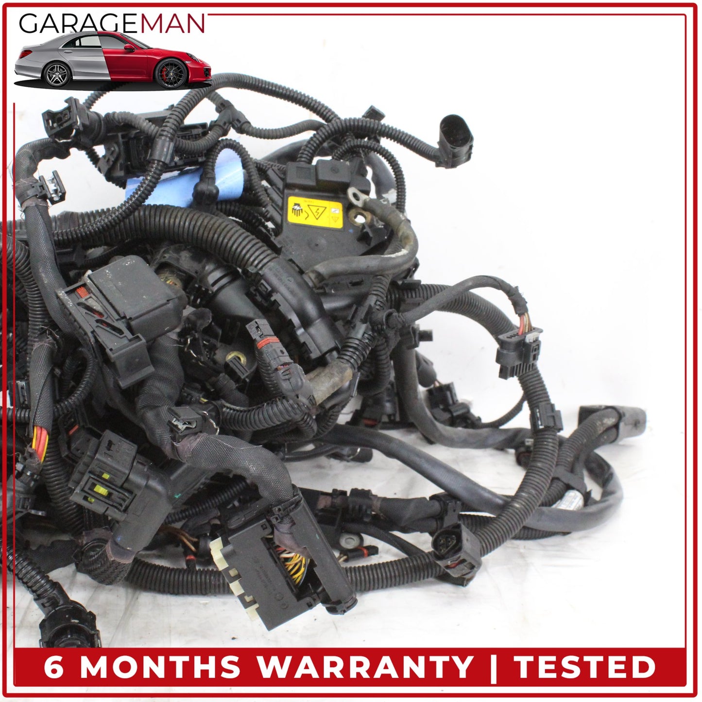 2012-2018 BMW 650i F06 N63 4.4L Engine Motor Wiring Harness Set 7633268 OEM