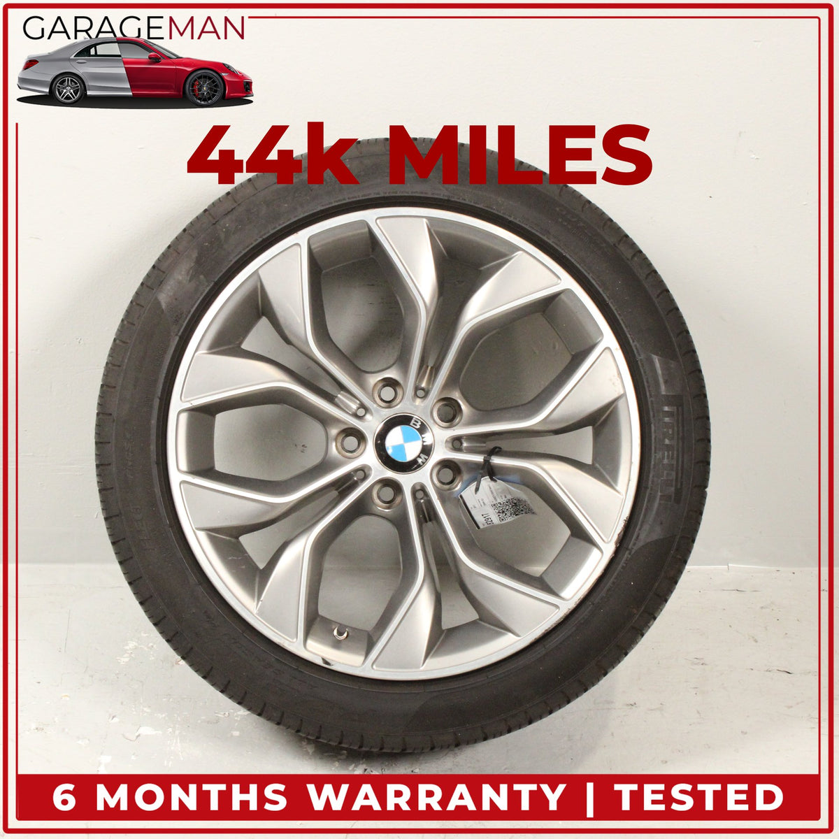2011-2018 BMW X3 X4 F25 F26 Front or Rear Wheel Rim w/ Pirelli Tire 6862890 OEM