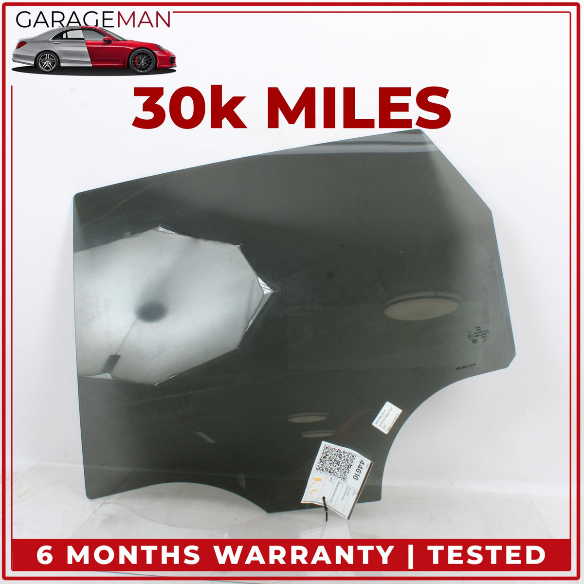 2022-2025 Audi Q4 e-tron Rear Left Door Window Glass 89A845025A OEM