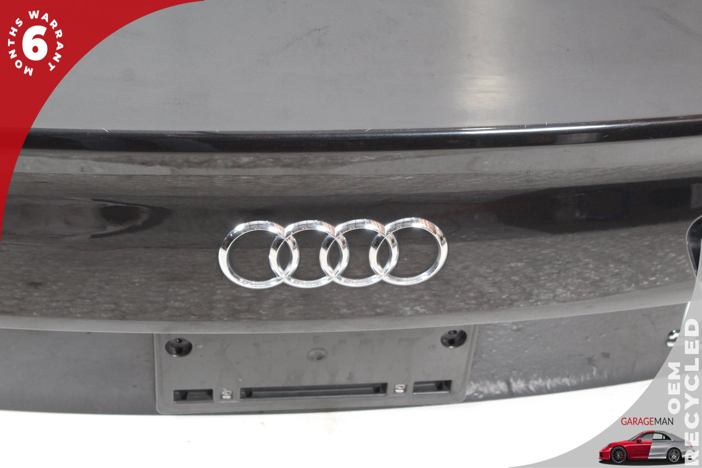 12-18 Audi A6 C7 Sedan Trunk Lid Panel Assembly Phantom Black Pearl 4G5827023C