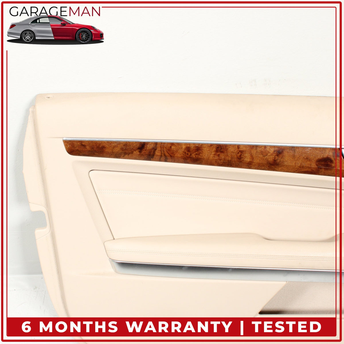 2014-2017 Mercedes C207 E400 Coupe Front Left Side Door Trim Panel Beige OEM