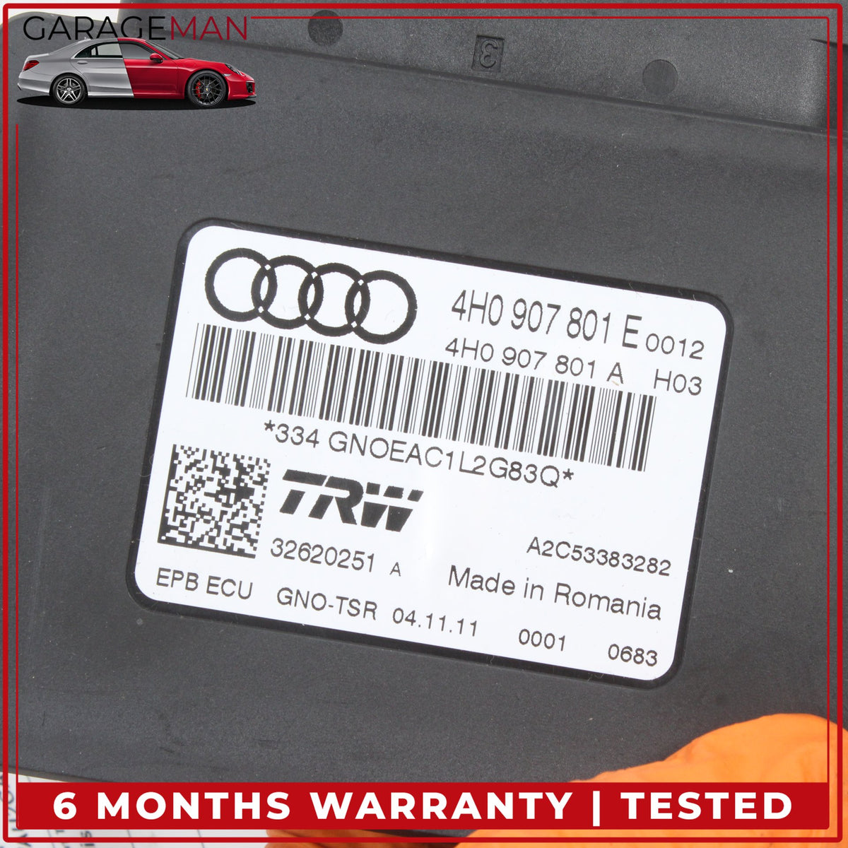 2012-2018 Audi A7 A6 Electronic Parking Brake Control Module Unit 4H0907801E OEM