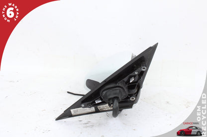 2012-2018 Audi A6 S6 Front Left Door Rear View Mirror w/ Blind Spot White OEM