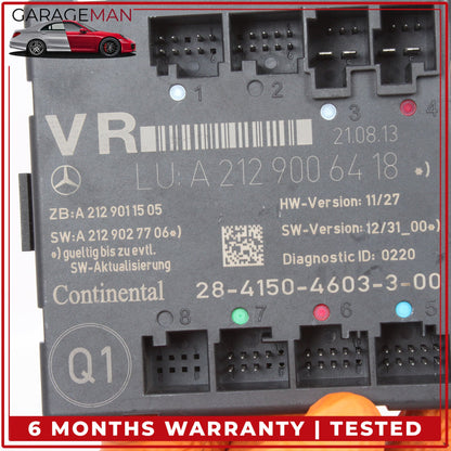 2008-2018 Mercedes W204 C250 Front Right Side Door Control Module 2129006418 OEM
