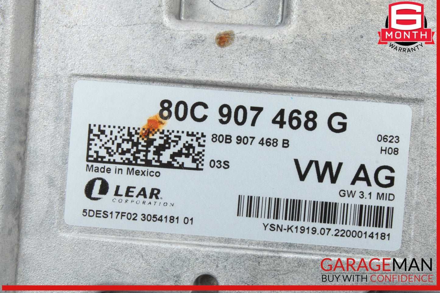 2018-2024 Audi Q5 Network Gateway Module 80C907468G Genuine