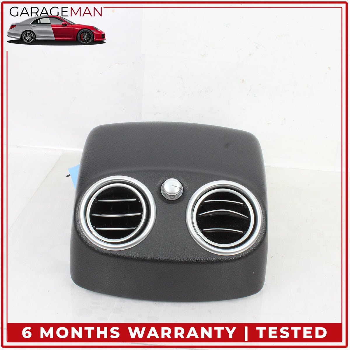 2016-2021 Mercedes X253 GLC300 Rear Center Console A/C Air Vent Trim Black OEM