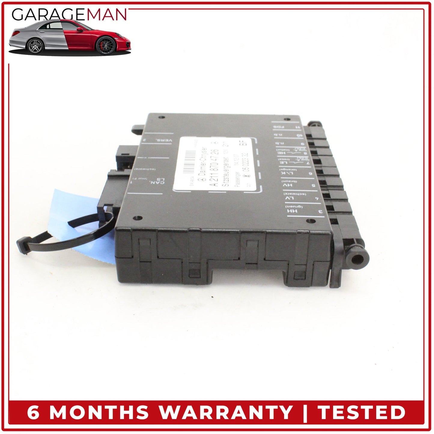 2003-2009 Mercedes-Benz CLK350 W209 Coupe Front Right Seat Control Module 2118704726 OEM