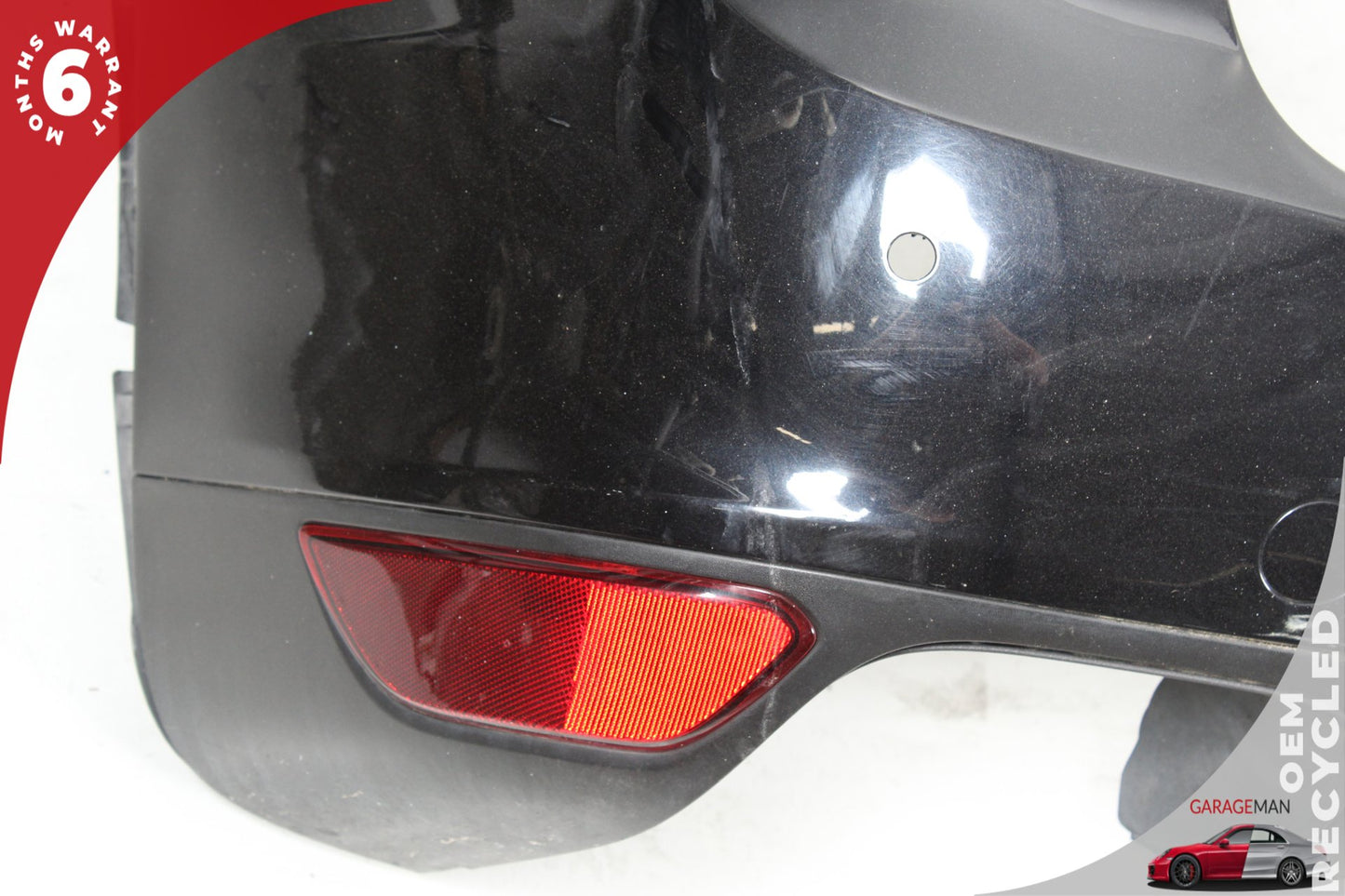2011-2014 Porsche Cayenne 958 S Hybrid Rear Bumper Cover 95850541110 Jet Black Metallic