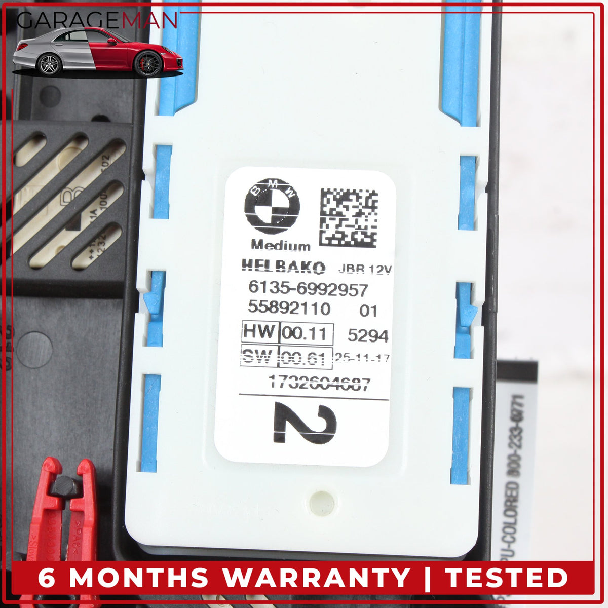 2018-2024 BMW X3 G01 Rear Power Distribution Relay Junction Fuse Box 6828074 OEM