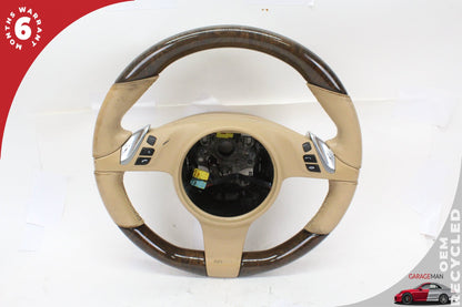 2010-2016 Porsche Panamera 970 Cayenne 958 Steering Wheel Wood 7PP419091AF OEM